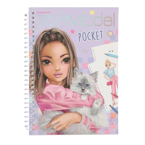 TOPMODEL ALBUM A COLORIER DE POCHE