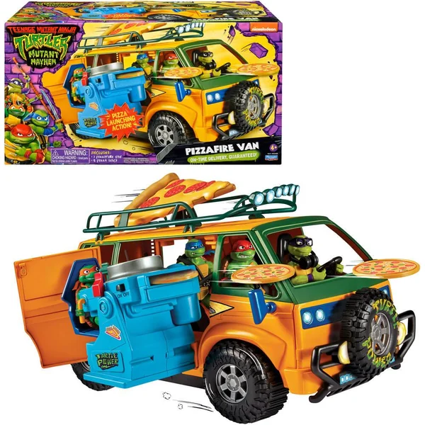 TORTUES NINJA - CAMION PIZZA DE COMBATS DES TORTUES NINJA
