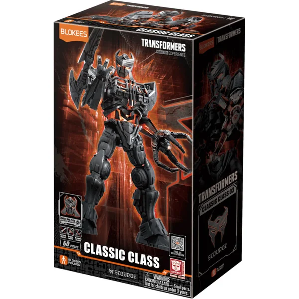 TRANSFORMERS BLOKEES ensemble de construction Classic Class 03 Scourge Rise Of The Beasts