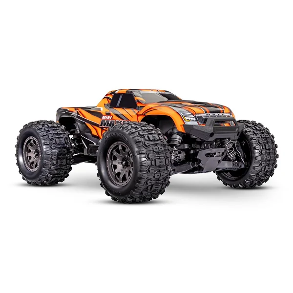 Traxxas Mini MAXX BL-2s Orange - Monster Truck RC RTR - 107154-1-ORNG