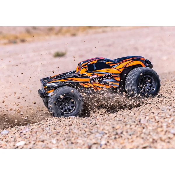 Traxxas Mini MAXX BL-2s Orange - Monster Truck RC RTR - 107154-1-ORNG