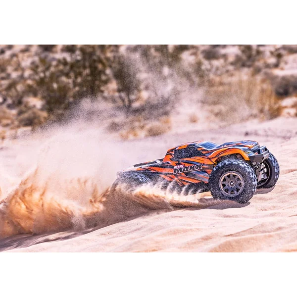 Traxxas Mini MAXX BL-2s Orange - Monster Truck RC RTR - 107154-1-ORNG