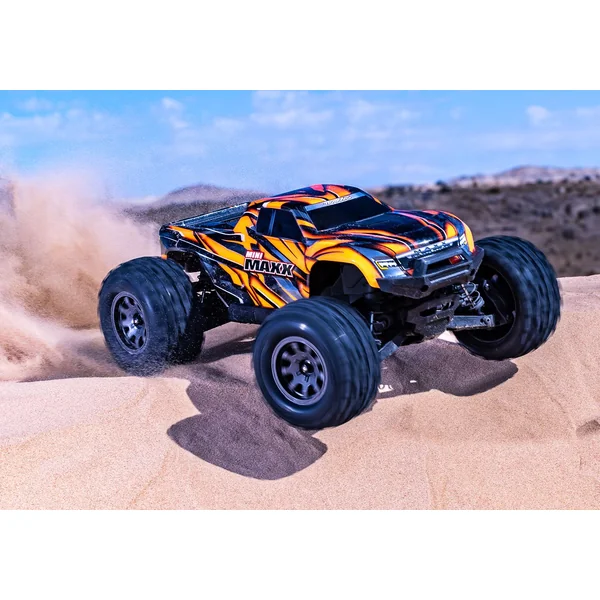 Traxxas Mini MAXX BL-2s Orange - Monster Truck RC RTR - 107154-1-ORNG