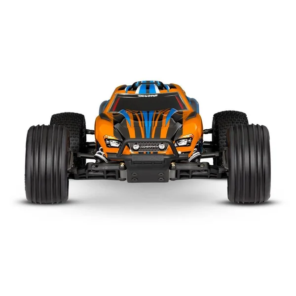 Traxxas Rustler 4x2 XL-5 1/10 RTR Orange + batterie / chargeur - 37254-8-ORNG