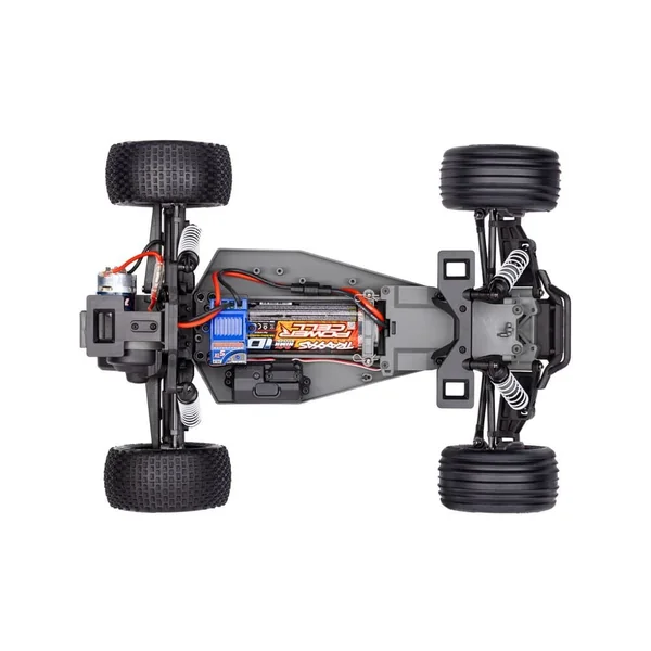 Traxxas Rustler 4x2 XL-5 1/10 RTR Orange + batterie / chargeur - 37254-8-ORNG