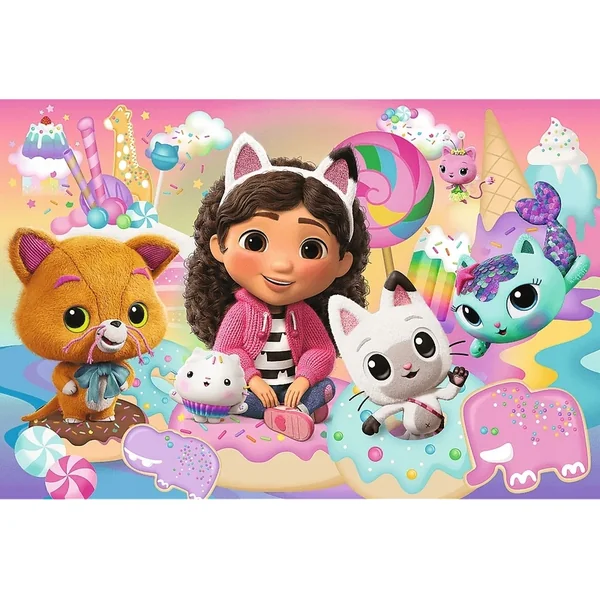 Trefl Puzzle 24 Maxi Gabby's Dollhouse Monde des Chats de Gabby