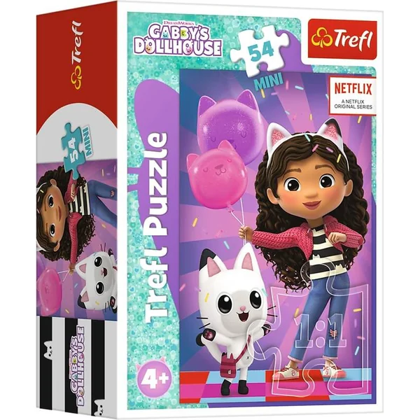 Trefl Puzzle 54 Mini - S Gabby, c'est toujours amusant / Universal Gabby's Dollhouse
