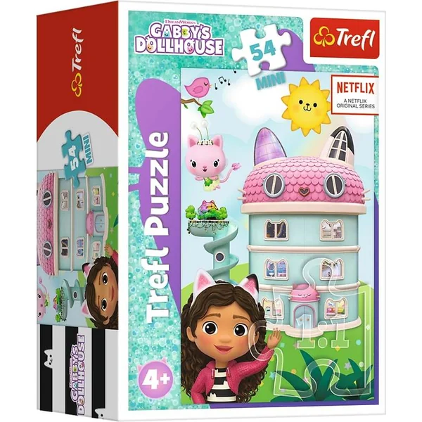 Trefl Puzzle 54 Mini - S Gabby, c'est toujours amusant / Universal Gabby's Dollhouse