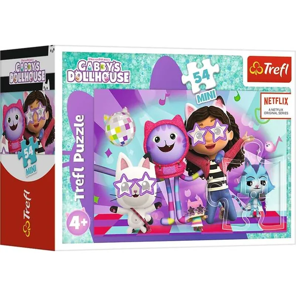 Trefl Puzzle 54 Mini - S Gabby, c'est toujours amusant / Universal Gabby's Dollhouse