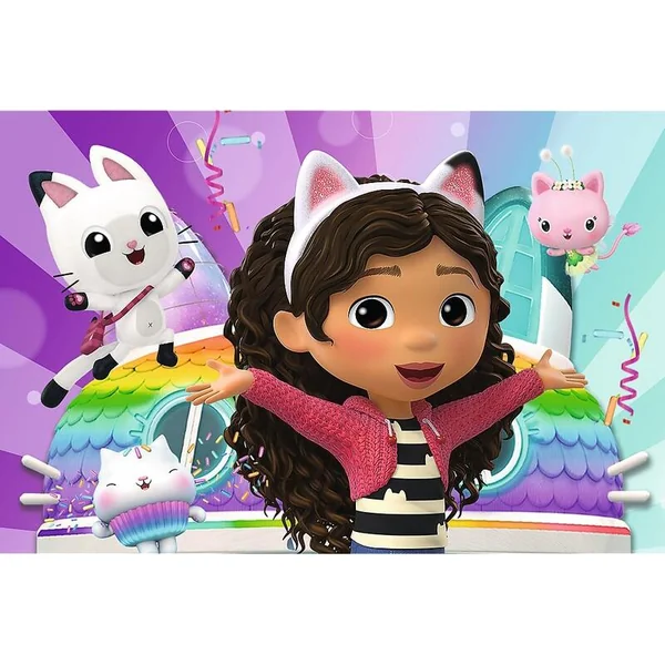 Trefl Puzzle 54 Mini - S Gabby, c'est toujours amusant / Universal Gabby's Dollhouse