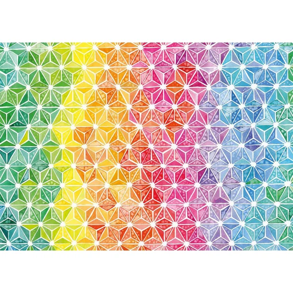 TRIANGLES MULTICOLORES PUZZLE 1000 PIECES