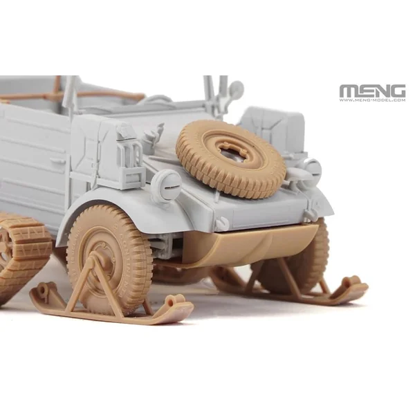 Véhicule Allemand Pkw.k1 Kübelwagen Type 155 Half-Track 1/35 MENG - VS-018
