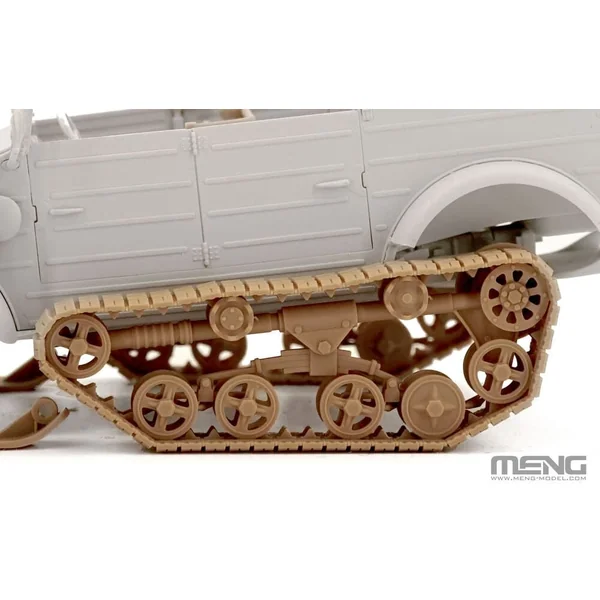 Véhicule Allemand Pkw.k1 Kübelwagen Type 155 Half-Track 1/35 MENG - VS-018