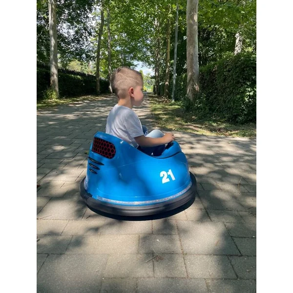 Véhicule électrique pour enfants RIRIDRIVE 12V blanc, adapté pour une utilisation intérieure et exté