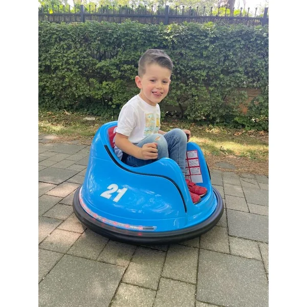 Véhicule électrique pour enfants RIRIDRIVE 12V blanc, adapté pour une utilisation intérieure et exté