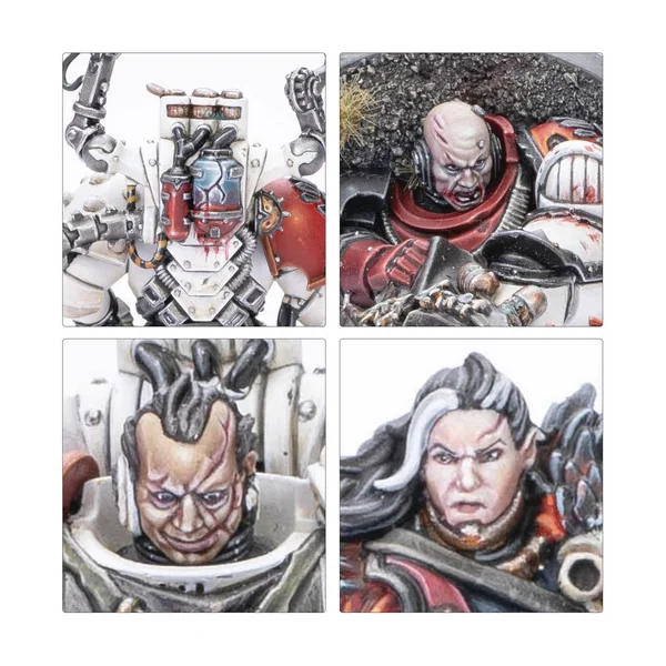 W40K - Space Marines du Chaos - Huron Blackheart et les Maîtres du Maelström