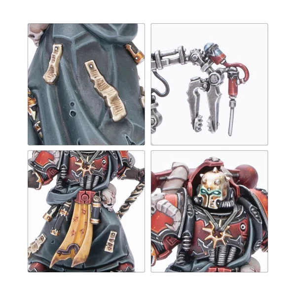 W40K - Space Marines du Chaos - Huron Blackheart et les Maîtres du Maelström