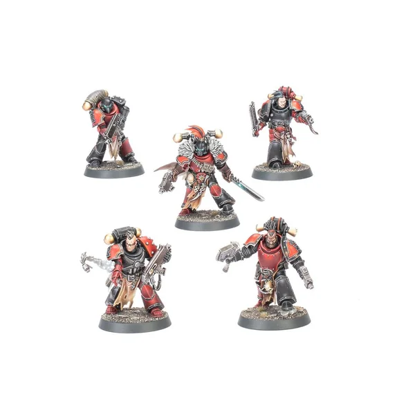 W40k : Space Marines du Chaos - Pillards Red Corsairs