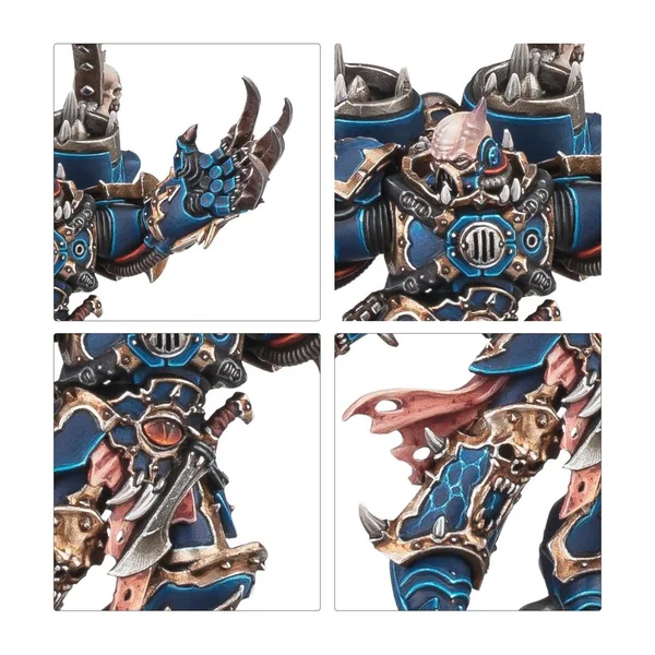 W40k - Space Marines du Chaos - Seigneur du Chaos avec Réacteur Dorsal