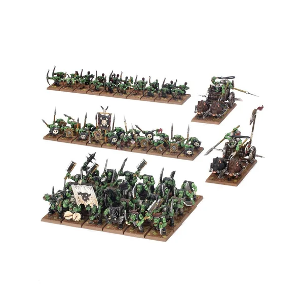 Warhammer - The Old World : Bataillon des Tribus des Orques & Gobelins