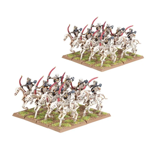 Warhammer - The Old World : Rois des Tombes de Khemri - Cavaliers / Archers à Cheval Squelettes