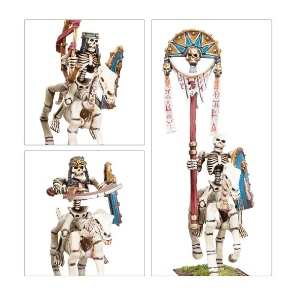 Warhammer - The Old World : Rois des Tombes de Khemri - Cavaliers / Archers à Cheval Squelettes