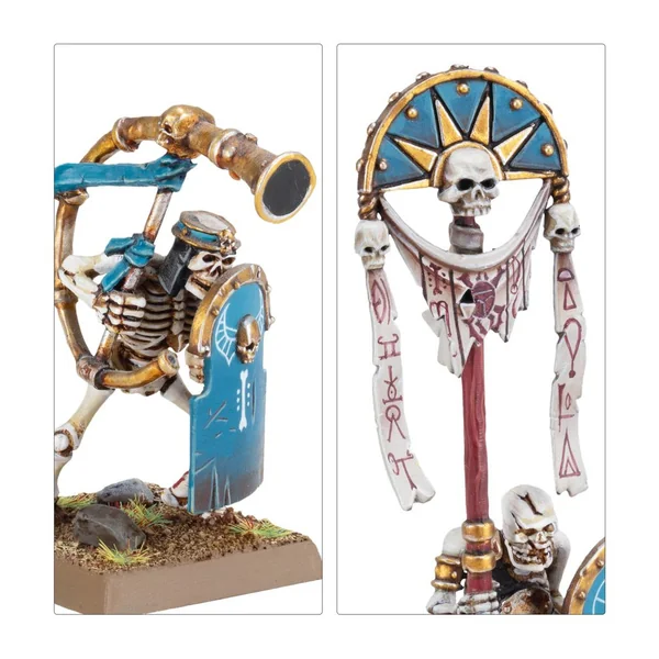 Warhammer - The Old World : Rois des Tombes de Khemri - Guerriers / Archers Squelettes