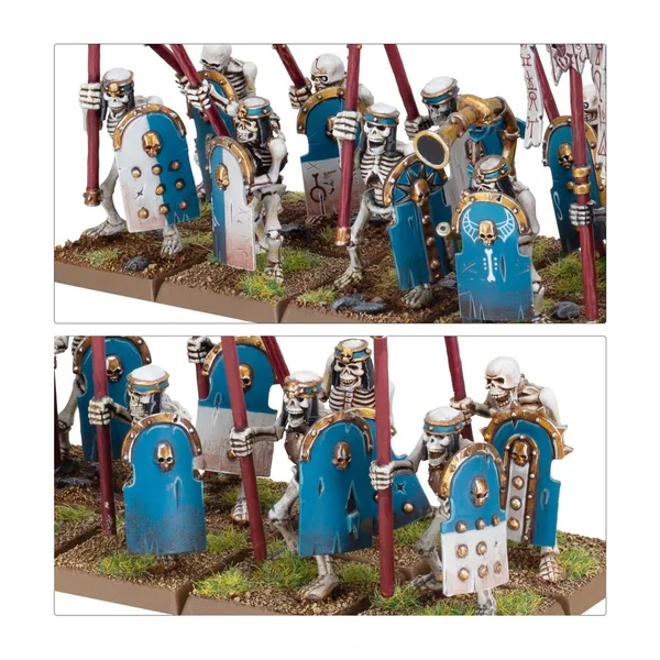 Warhammer - The Old World : Rois des Tombes de Khemri - Guerriers / Archers Squelettes