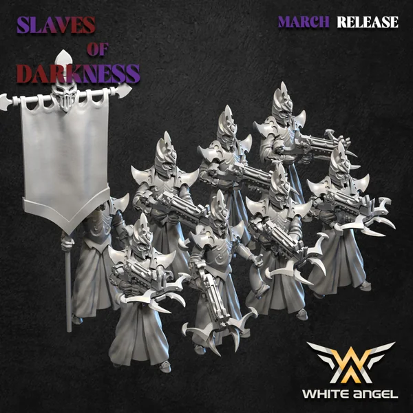 White Angel Miniatures - Slave to Darkness - Dark Arrow with EMC