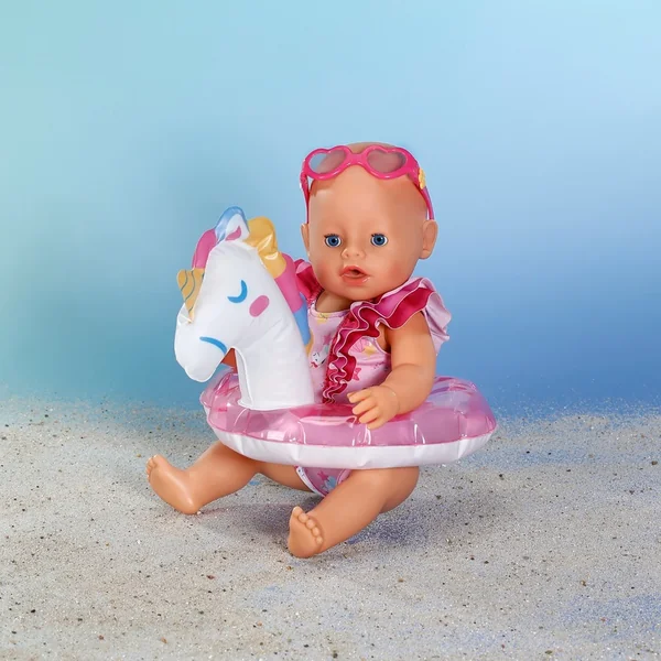 Zapf BABY born Ensemble de natation avec licorne, 43 cm