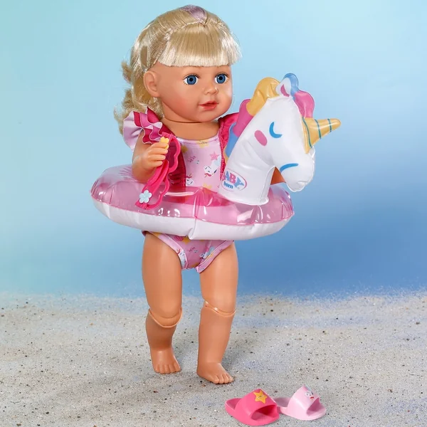 Zapf BABY born Ensemble de natation avec licorne, 43 cm