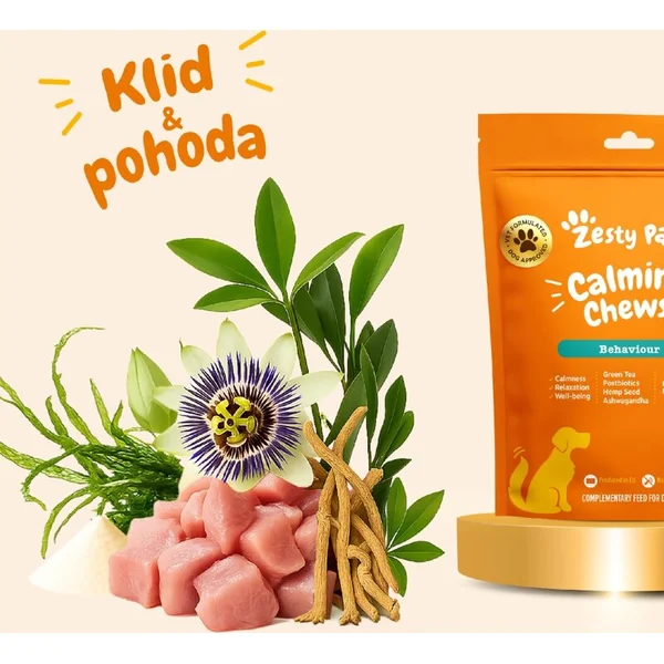 Zesty Paws Calming Chews (60 pcs) – complément alimentaire fonctionnel pour chiens pour le calme et